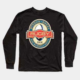 Rugby beer label Long Sleeve T-Shirt